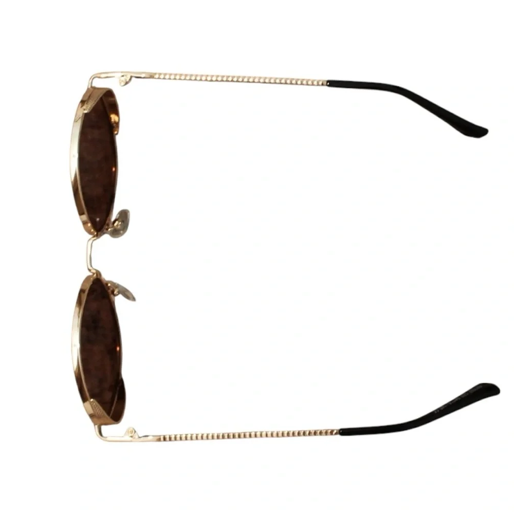 Gold and Brown Sunglasses‎